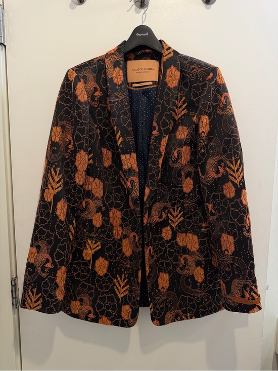 Scotch & Soda Jackets & Blazers - Scotch&Soda Blazer with Floral-Scenic Print M